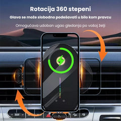 DRŽAČ ZA TELEFON SA BEŽIČNIM PUNJENJEM C3 - Auto Misel