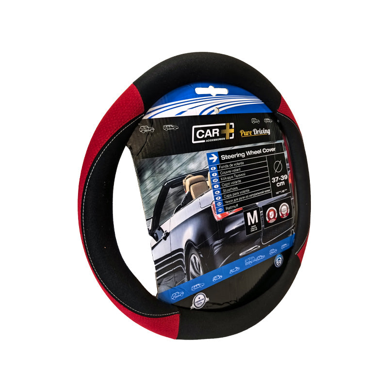 OBLOGA VOLANA ALCANTARA CRVENA 37-39CM - Auto Misel