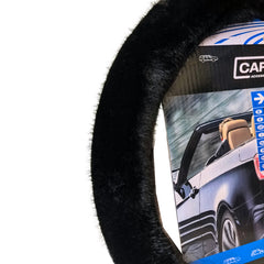 OBLOGA VOLANA PLIŠ CRNA 37-39CM - Auto Misel