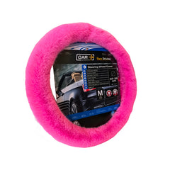 OBLOGA VOLANA PLIŠ ROZE 37-39CM - Auto Misel