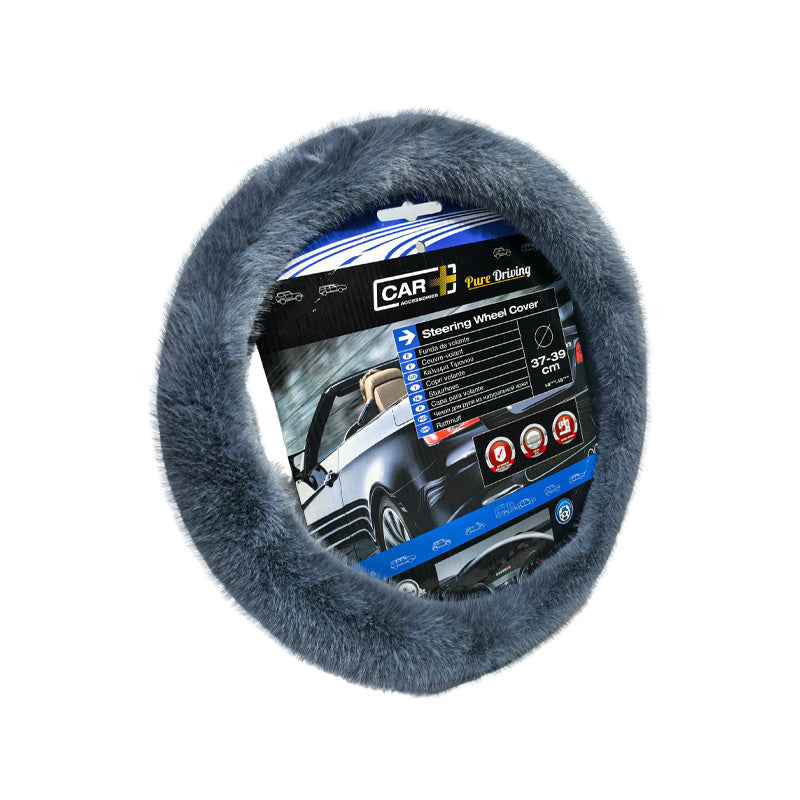 OBLOGA VOLANA PLIŠ SIVA 37-39CM - Auto Misel