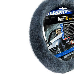 OBLOGA VOLANA PLIŠ SIVA 37-39CM - Auto Misel