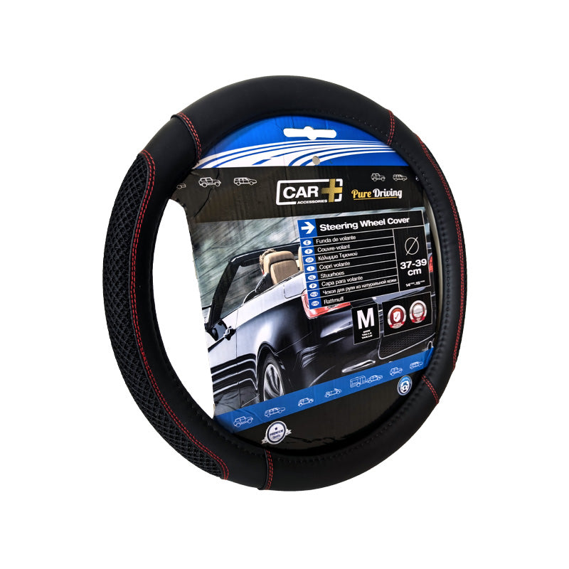 OBLOGA VOLANA PULSE CRNA - CRVENI KONAC 37-39CM - Auto Misel