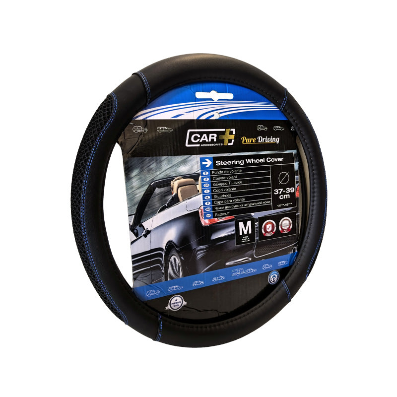 OBLOGA VOLANA PULSE CRNA - PLAVI KONAC 37-39CM - Auto Misel