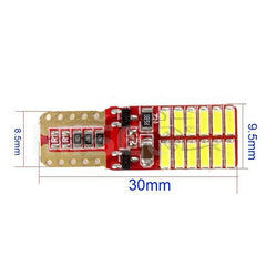 SIJALICE LED T10 3014 24SMD CANBUS 12V 2KOM - Auto Misel