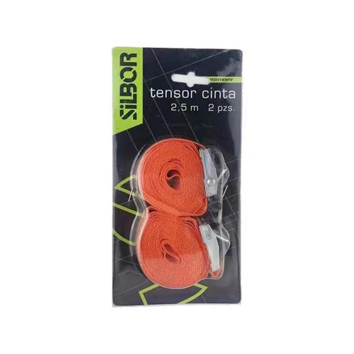 TRAKA ZA ZATEZIVANJE TERETA - ŠPANER 2.5M 2KOM SILBOR - Auto Misel