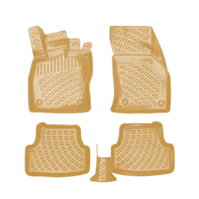 PATOSNICE KADICE 3D VW GOLF 7 (2012-2020) BEŽ R LINE - Auto Misel