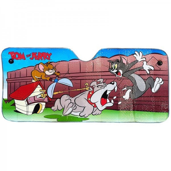 ŠTITNIK OD SUNCA DVOSLOJNI 130X60CM TOM AND JERRY - Auto Misel