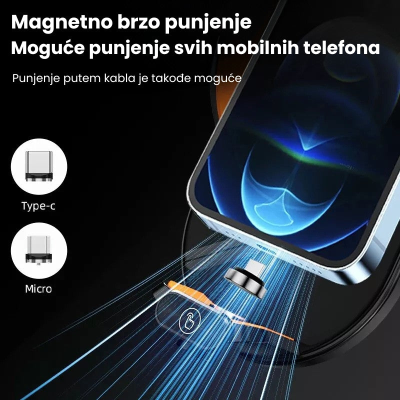 DRŽAČ ZA TELEFON SA BEŽIČNIM PUNJENJEM C3 - Auto Misel