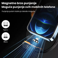 DRŽAČ ZA TELEFON SA BEŽIČNIM PUNJENJEM C3 - Auto Misel