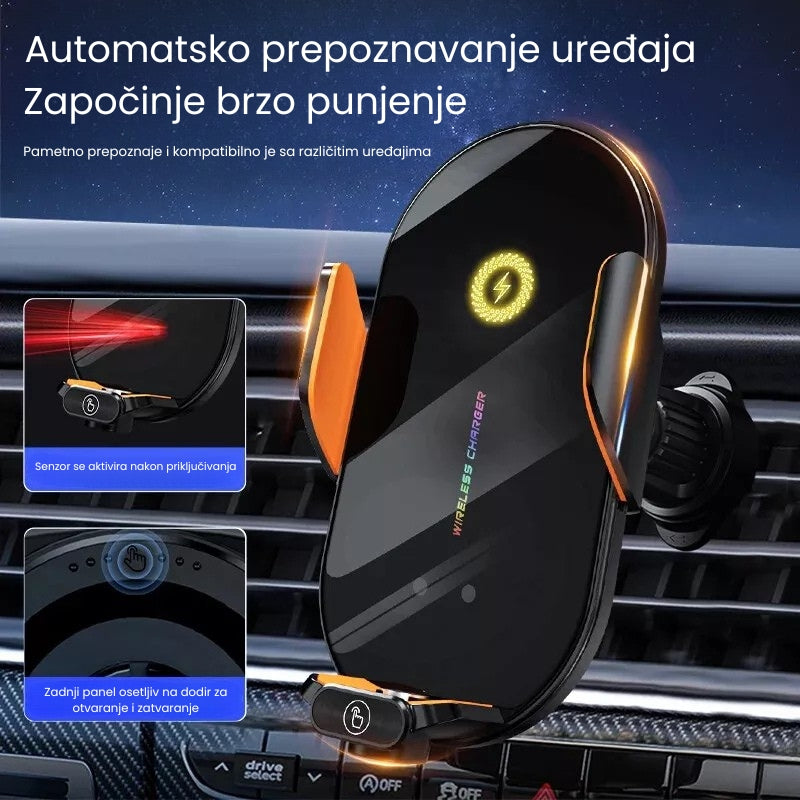 DRŽAČ ZA TELEFON SA BEŽIČNIM PUNJENJEM C3 - Auto Misel