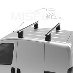 KROVNI NOSAČI FIAT DOBLO (2010-), ALU, 2 ŠIPKE - EVEREST M - Auto Misel
