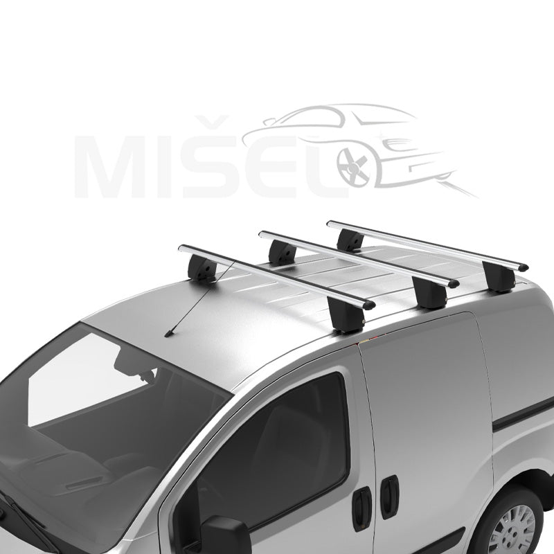 KROVNI NOSAČI FIAT DOBLO (2010-), ALU, 3 ŠIPKE - EVEREST M - Auto Misel