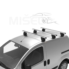 KROVNI NOSAČI FIAT DOBLO (2010-), ALU, 3 ŠIPKE - EVEREST M - Auto Misel