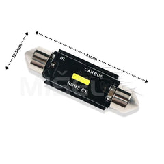 SIJALICE LED C5W 1860 3W 41MM 12/24V CANBUS PAR - Auto Misel