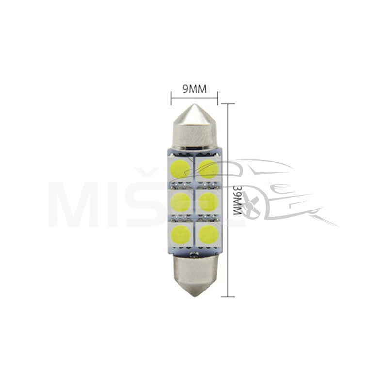 SIJALICE LED C5W 5050 8SMD 39MM 12V CANBUS PAR - Auto Misel