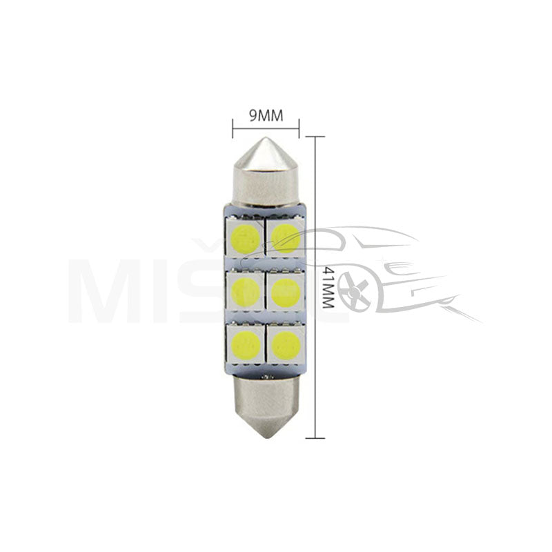 SIJALICE LED C5W 5050 8SMD 41MM 12V CANBUS PAR - Auto Misel