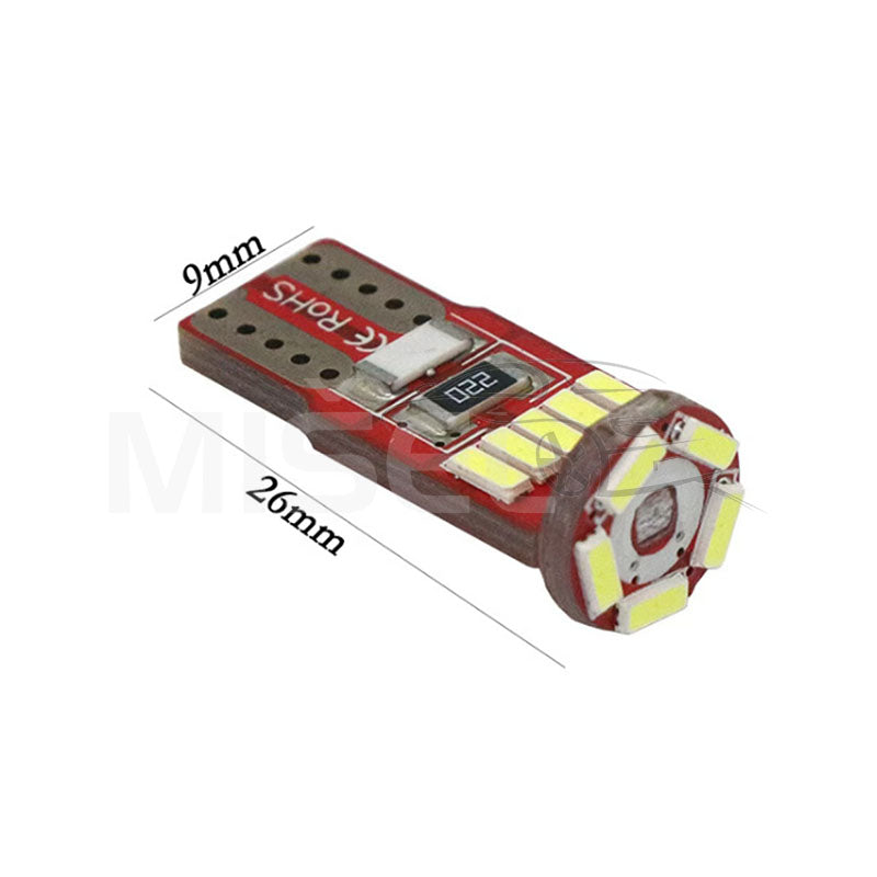 SIJALICE LED T10 3014 15SMD CANBUS 12V 2KOM - Auto Misel