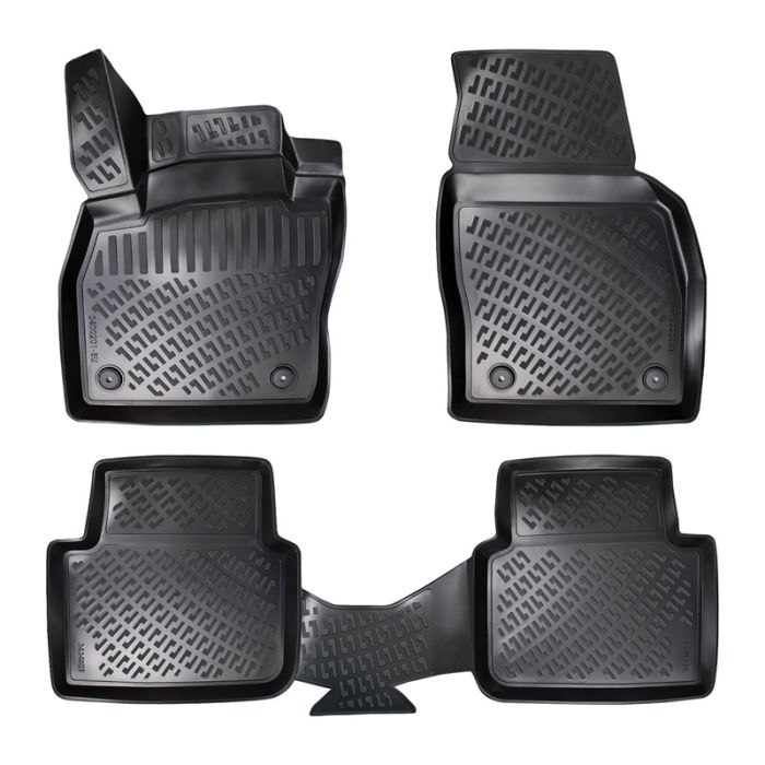 PATOSNICE KADICE 3D SKODA KAMIQ (2019-) CRNE R LINE - Auto Misel